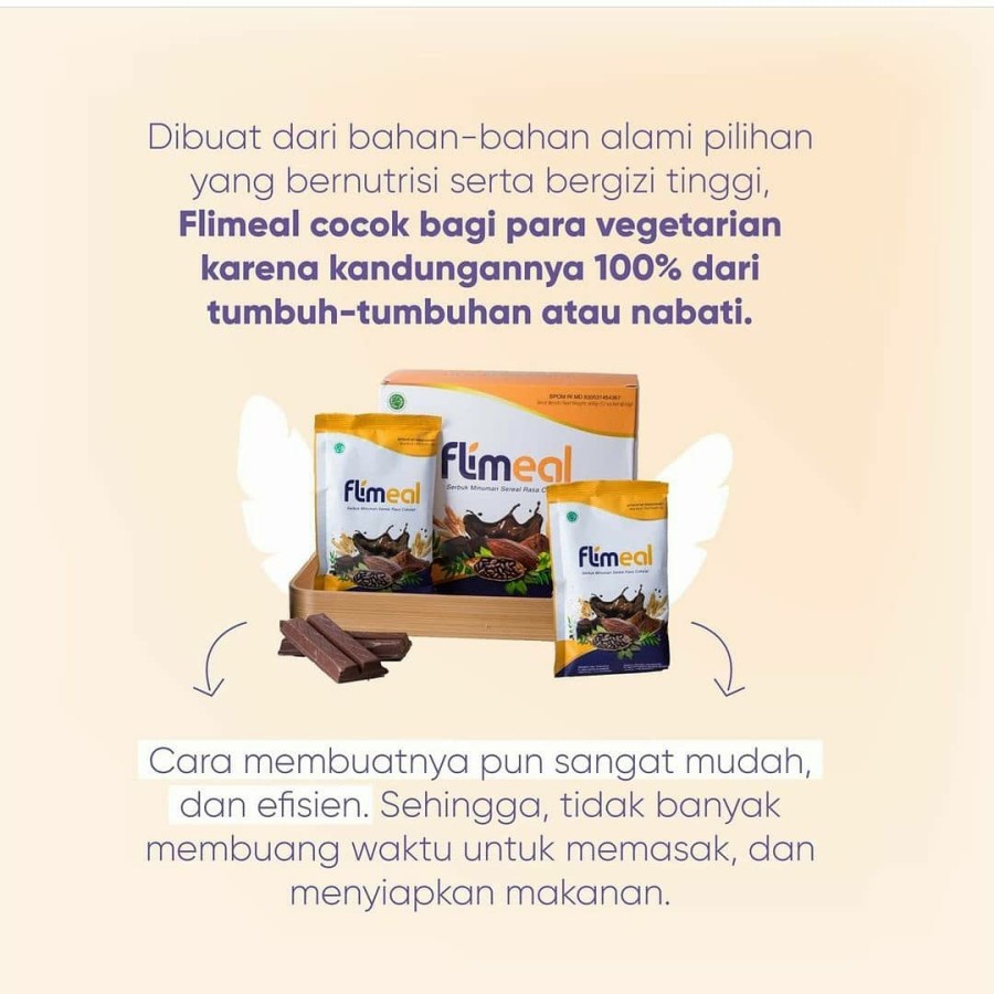 Flimeal Meal (1 Sachet) Ecer Eceran Sahet Satuan / Pengganti Makan Meal Replacement by Flimty / Original Asli Distributor Resmi