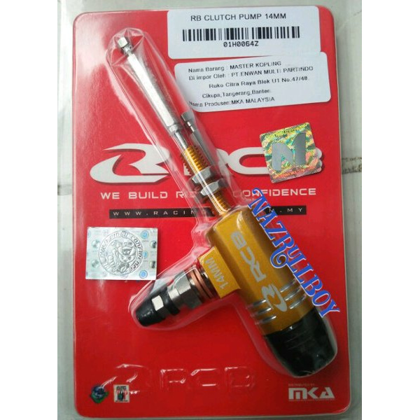 hidrolik RCB stut hidrolik rcb tonjokan kopling hidrolik RCB stut kopling hidrolik RCB RACING BOY