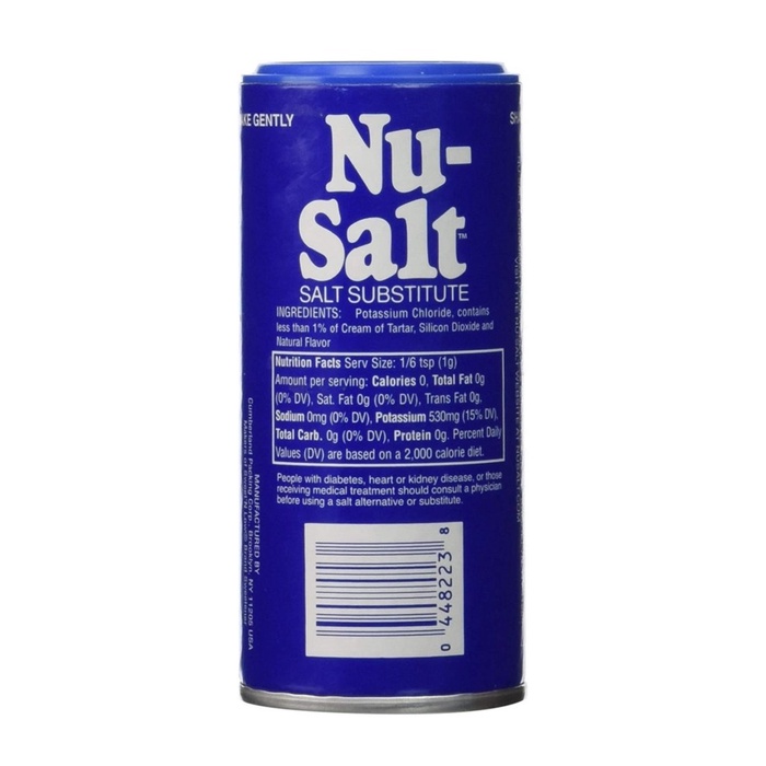 

Nu-Salt Salt Substitute - 100 % Original & Sealed From Usa 011