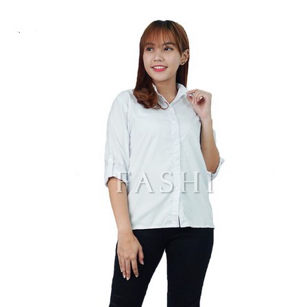 KEMEJA BASIC / KEMEJA DIAN / COMFY SKOLDER / KEM BASIC / KEMEJA POLOS-PUTIH