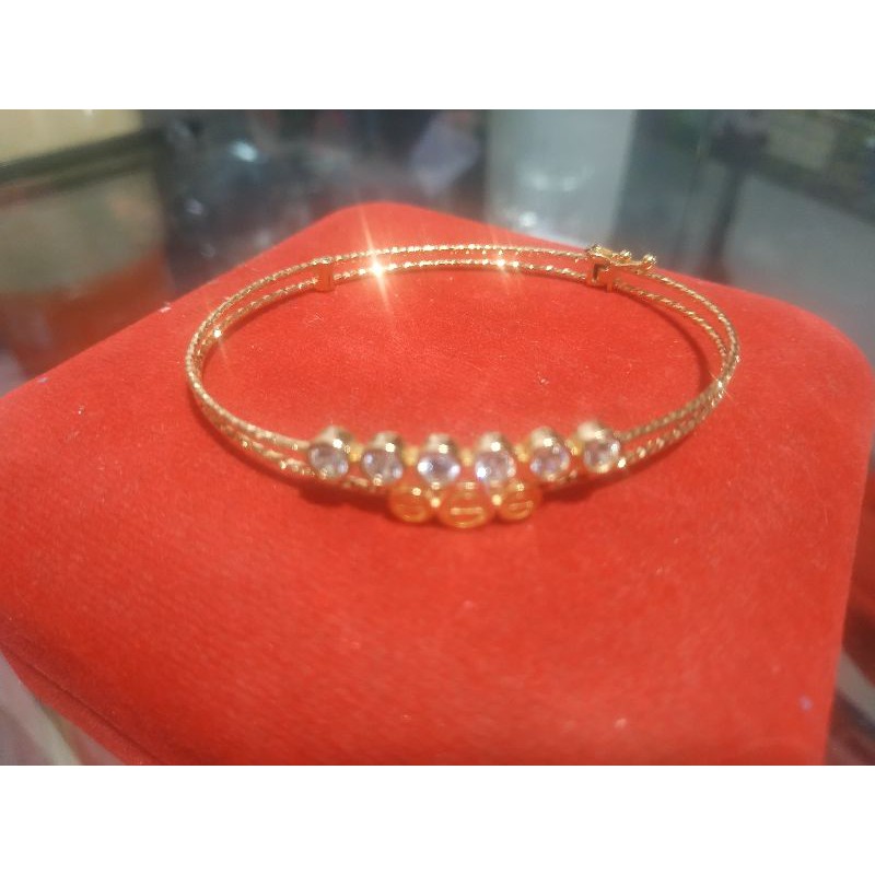 Gelang model emas asli kadar 700