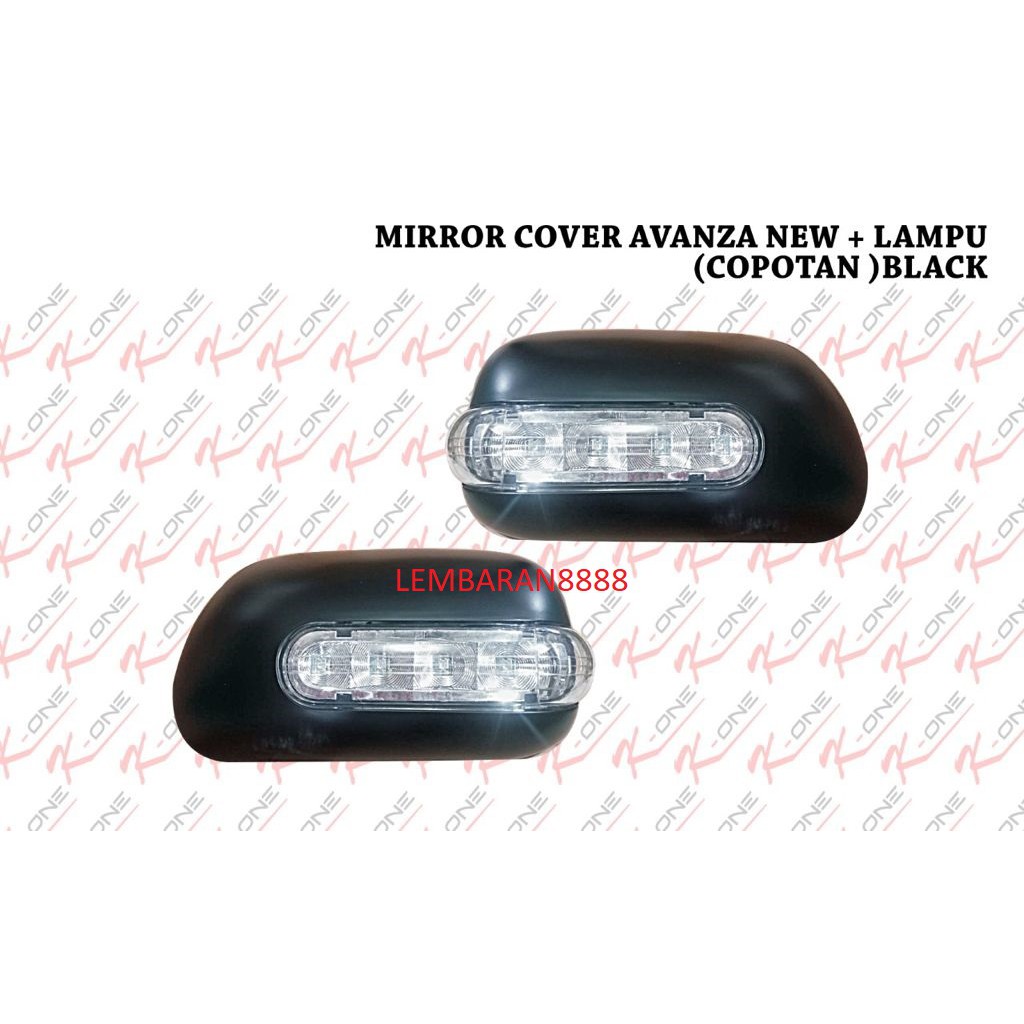 Cover Spion New Avanza + Lampu Copotan Hitam
