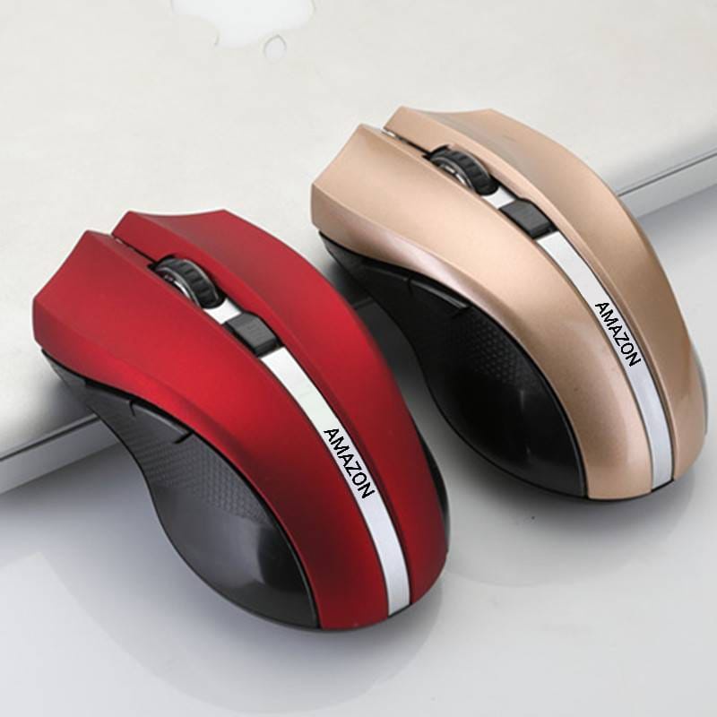 Berbagai Varian Mouse Wireless PC Komputer / Laptop Silent Slim Charger RGB / Amazon 6D / Luxury Slm