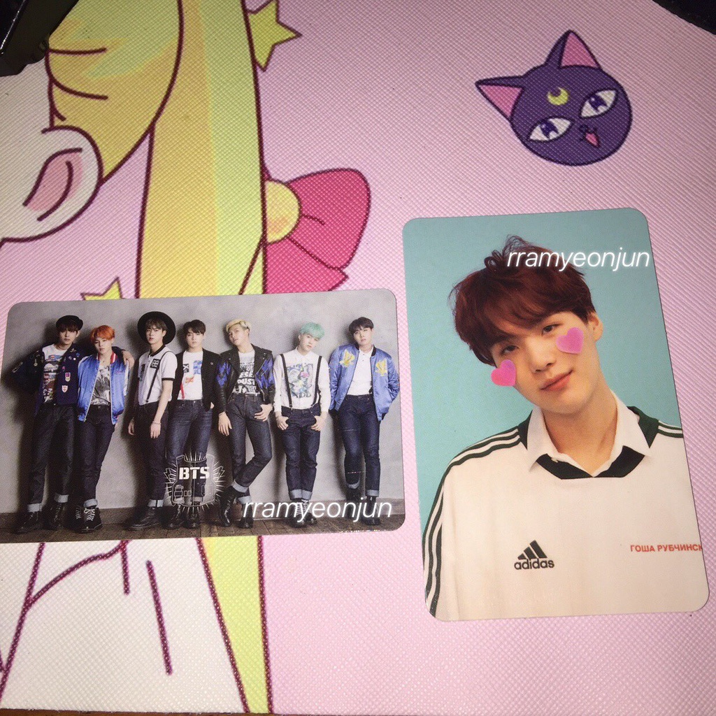 Bundle Yoongi Answer F + Run Group Japan Photocard PC BTS