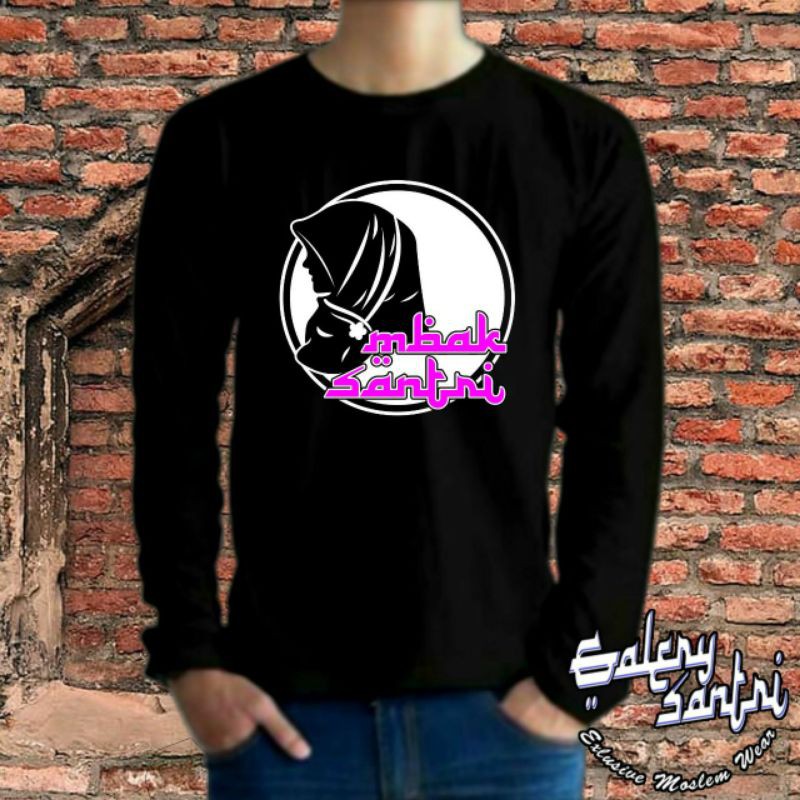 kaos MBAK SANTRI (MBAK SANTRI EMANG IDAMAN)
