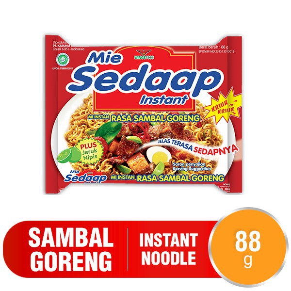 

Mie sedap sambal goreng 88gr