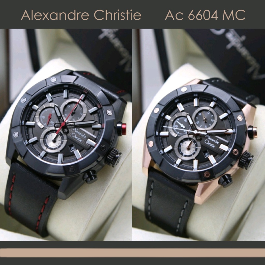 Alexandre Christie Ac 6604 / ac6604 Jam Tangan Pria Original Garansi Resmi 1 Tahun