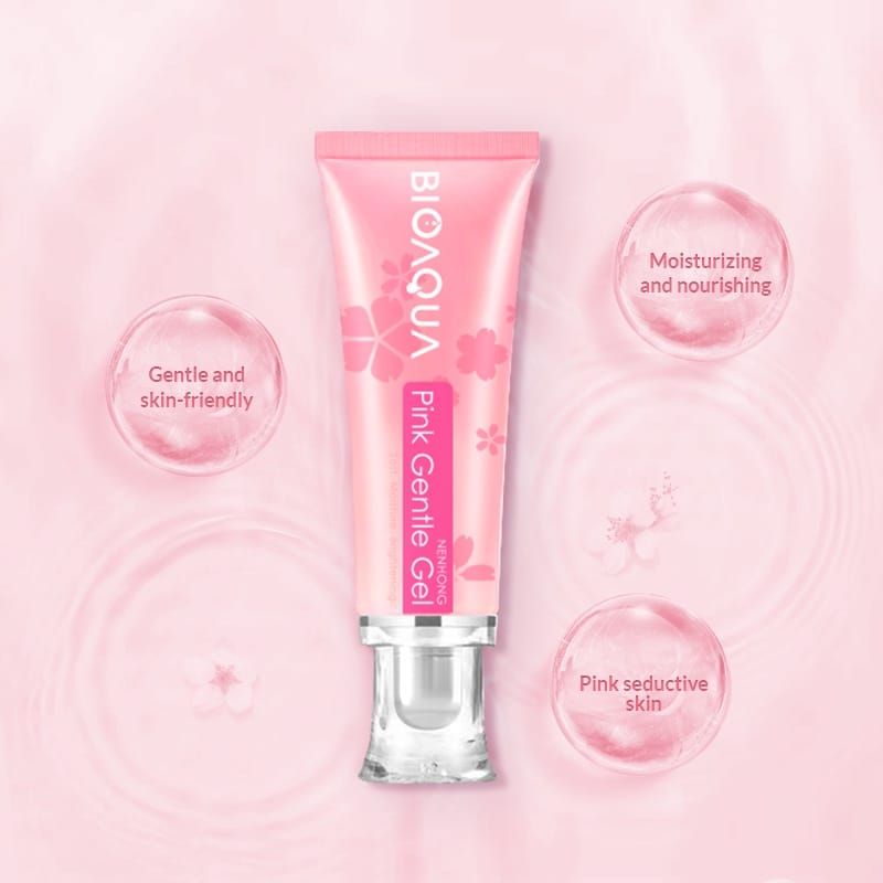 Bioaqua Warm Gentle Pink Cream Nenhong Cream 30g / Lip Serum Pemerah Bibir