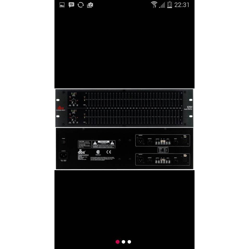 DBX EQUALISER 1231  China