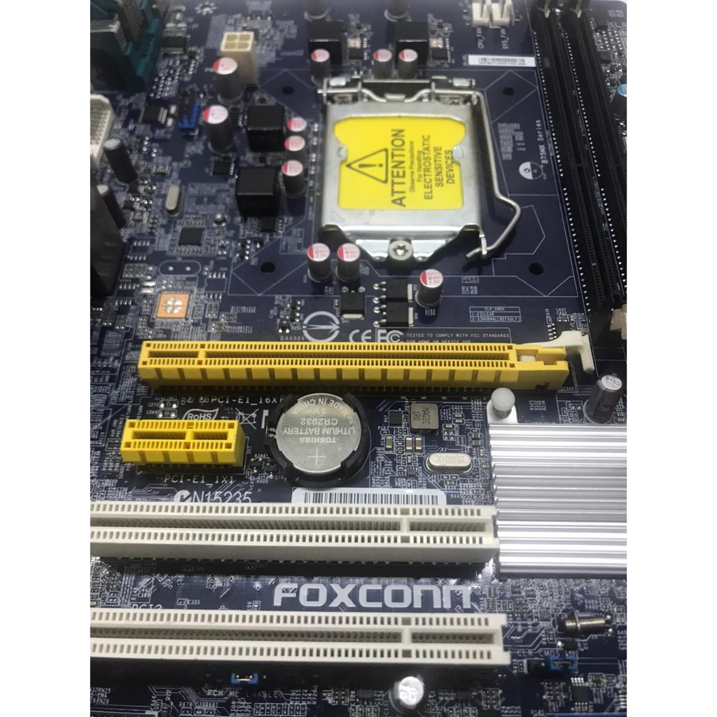 Mobo Mainboard Motherboard Intel B75 LGA 1155 Foxconn