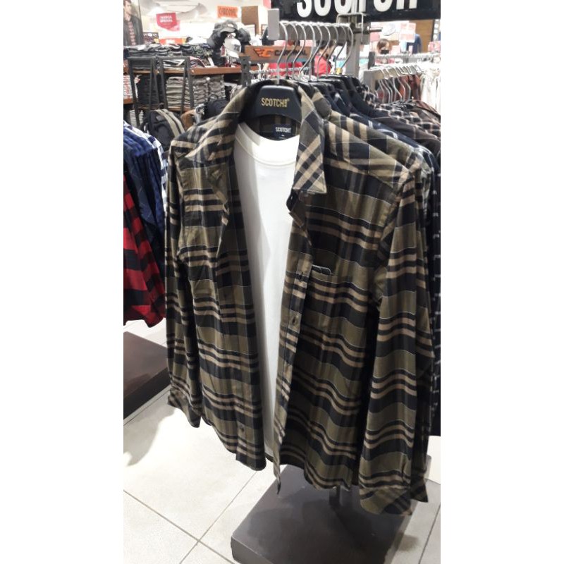 kemeja kotak kotak SCOTCH & SODA