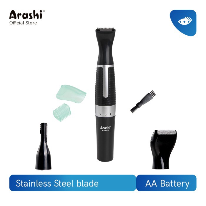 Arashi ASS002 Alat Cukur Rambut Kumis Jenggot Elektrik Portable