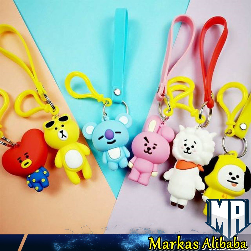 GANTUNGAN KUNCI BTS BT21 / GANTUNGAN BTS / GANTUNGAN KUNCI BTS / GANTUNGAN BONEKA