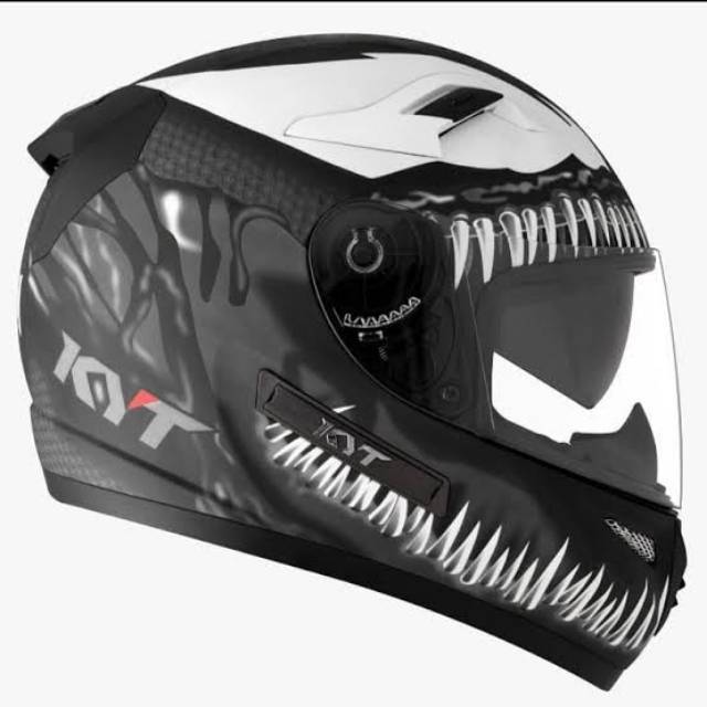 Helm KYT K2 Rider Venom Spiderman Black Matte Doff K2Rider
