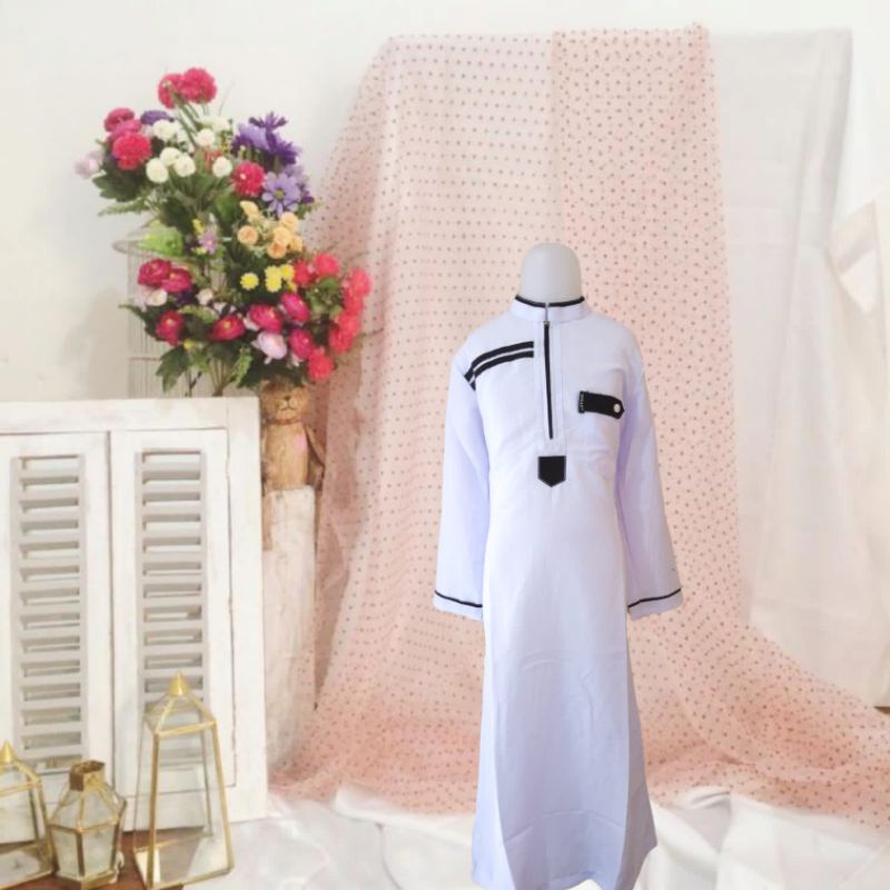 JUBAH ANAK AL-BADAR FREE PECI / GAMIS ANAK LAKI-LAKI 1-14 TAHUN (BEST SELLER)-2