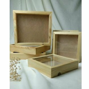 Blawood Frame Kayu 3D Pigura Giftbox Bingkai Frame Murah