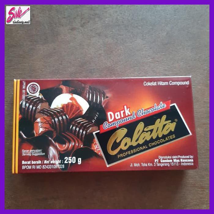 

SAKMACOKLAT- COLATTA DARK 250 GR -MAKANAN-MINUMAN.