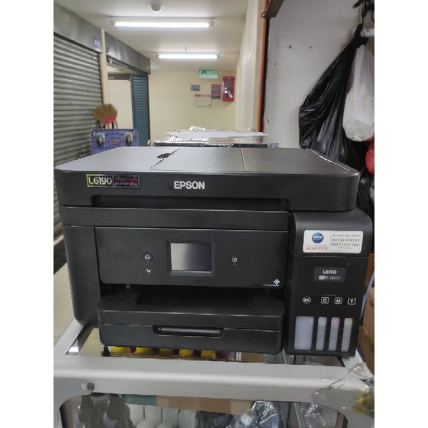 Printer EPSON ADF L6190 All In One Wireless Duplex kondisi second