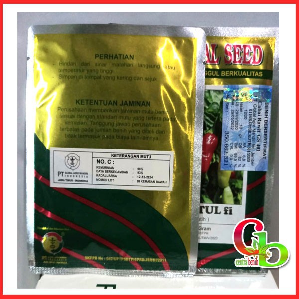 BIBIT BENIH CABE RAWIT F1 GS- PRENTUL ISI 10GR - BIBIT CABE