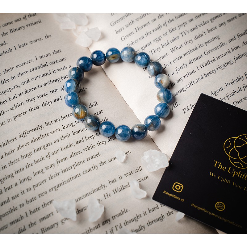 Gelang Batu "Full Kyanite" (Premium Grade Blue Kyanite)