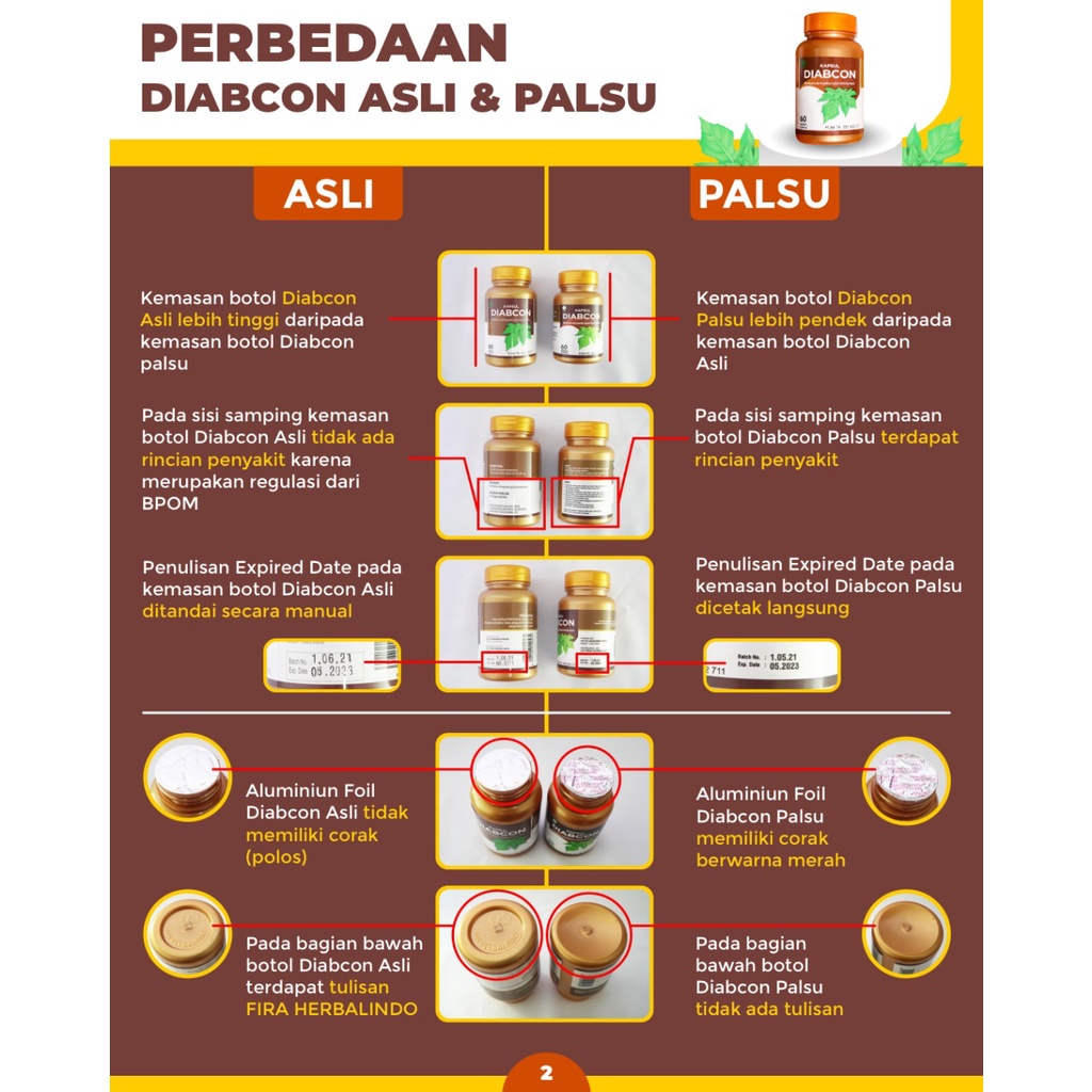 ORIGINAL Kapsul Diabcon Obat Gula Darah Tinggi, Atasi Diabetes Kencing Manis Terbaik