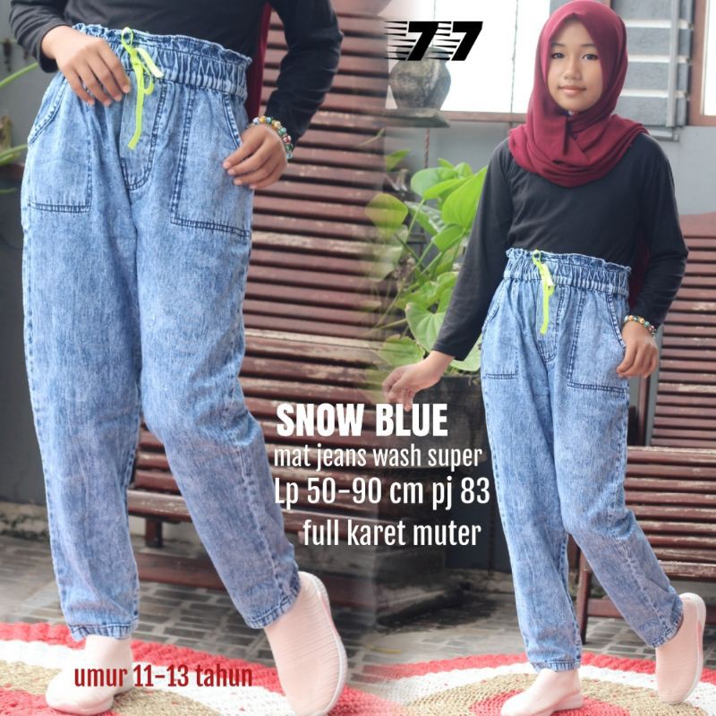 BAGGY SNOW ANAK UMUR 11-13 TAHUN