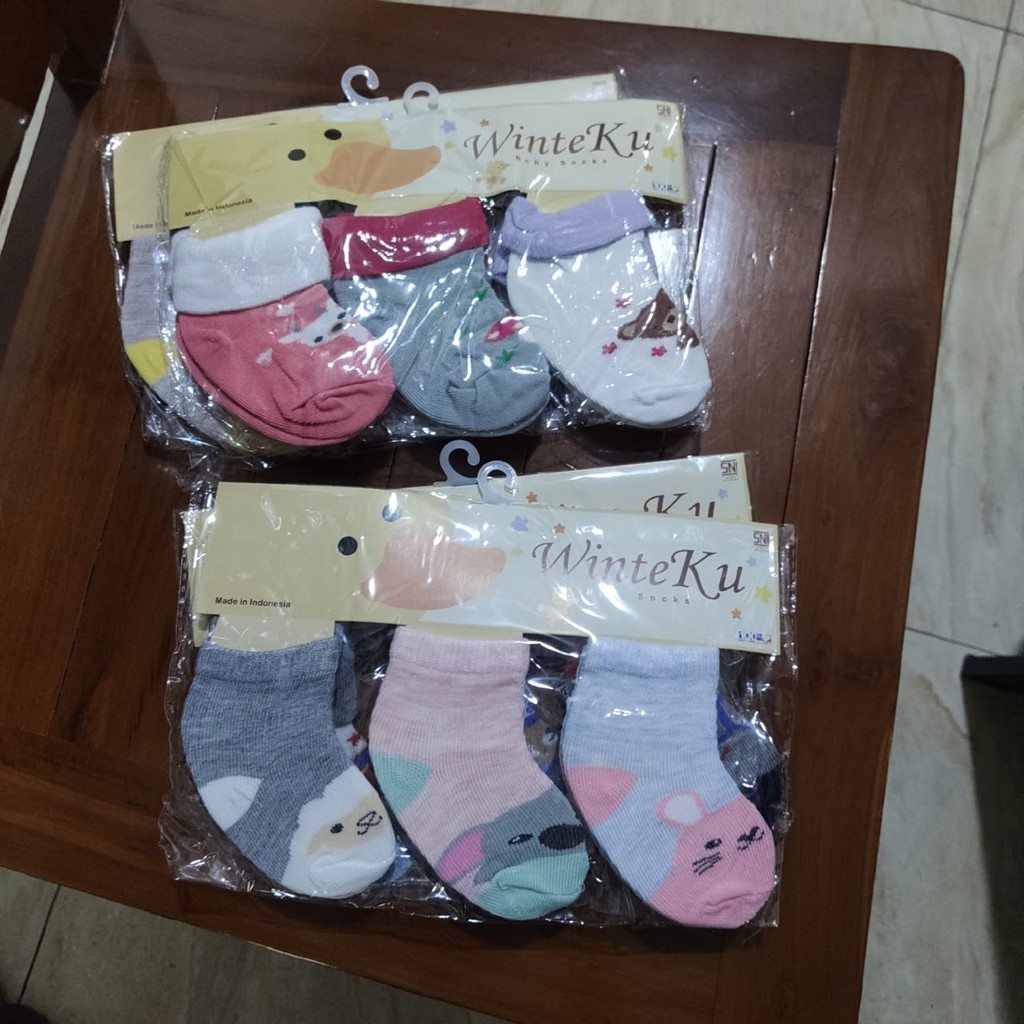 Kaos kaki isi 2pcs fit, pichu, winteku, okeboo