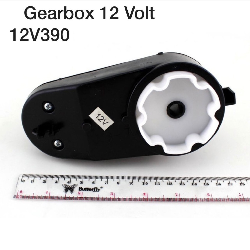 Gearbox 12 Volt 390 Bintang 6 Dinamo Mobil Aki Anak Motor Aki Anak Girbok Gear 12 volt