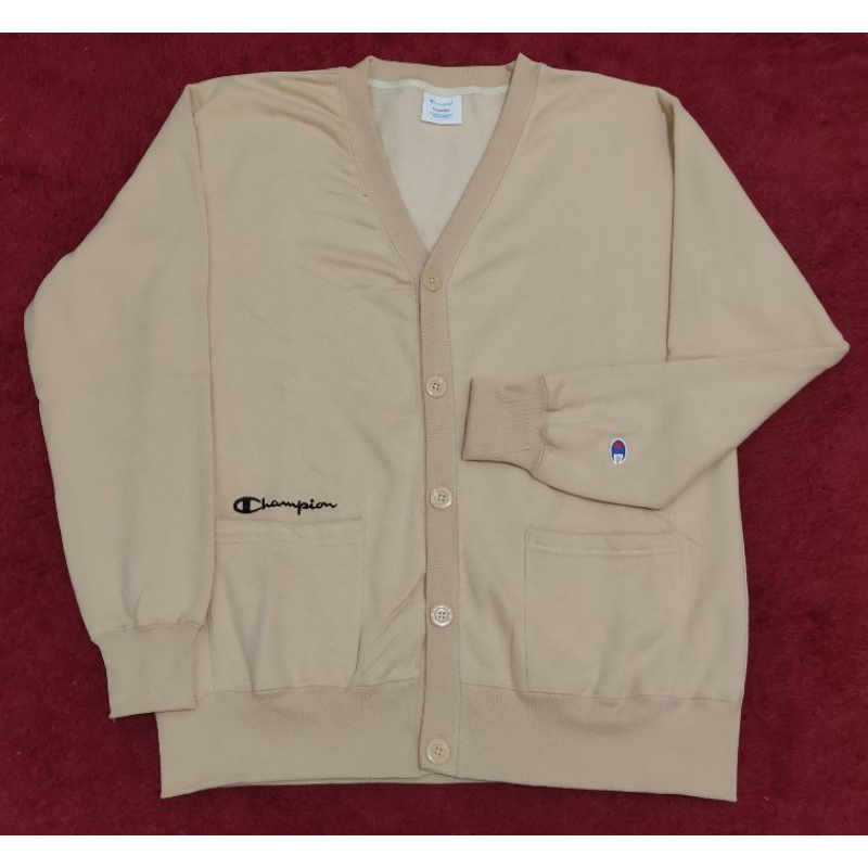 CHAMPION SWEAT CARDIGAN BASIC LOGO