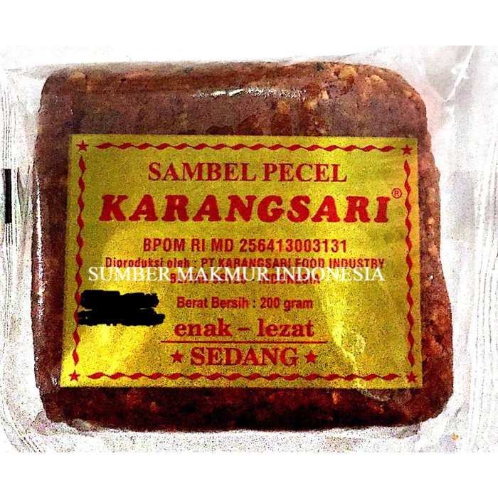 BUMBU PECEL PREMIUM CAP KARANGSARI &quot;SEDANG&quot;- ECERAN