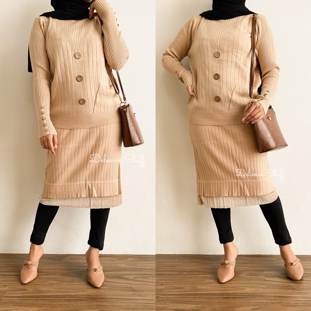 Korean knit oneset