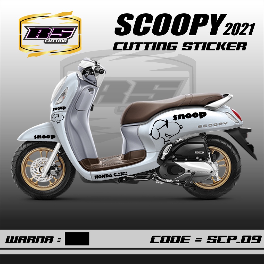 Cutting stiker motor scoopy all varian - Aksesoris Motor Honda Scoopy Prestige List Variasi Cutting 