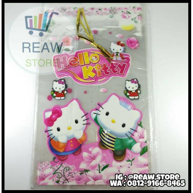 

Buruan Serbu Plastik Souvenir / Snack / Bungkus Kado Hello Kitty Small