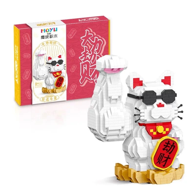 LOZ micro blocks lucky cat panda building blocks Imlek Sincia CNY