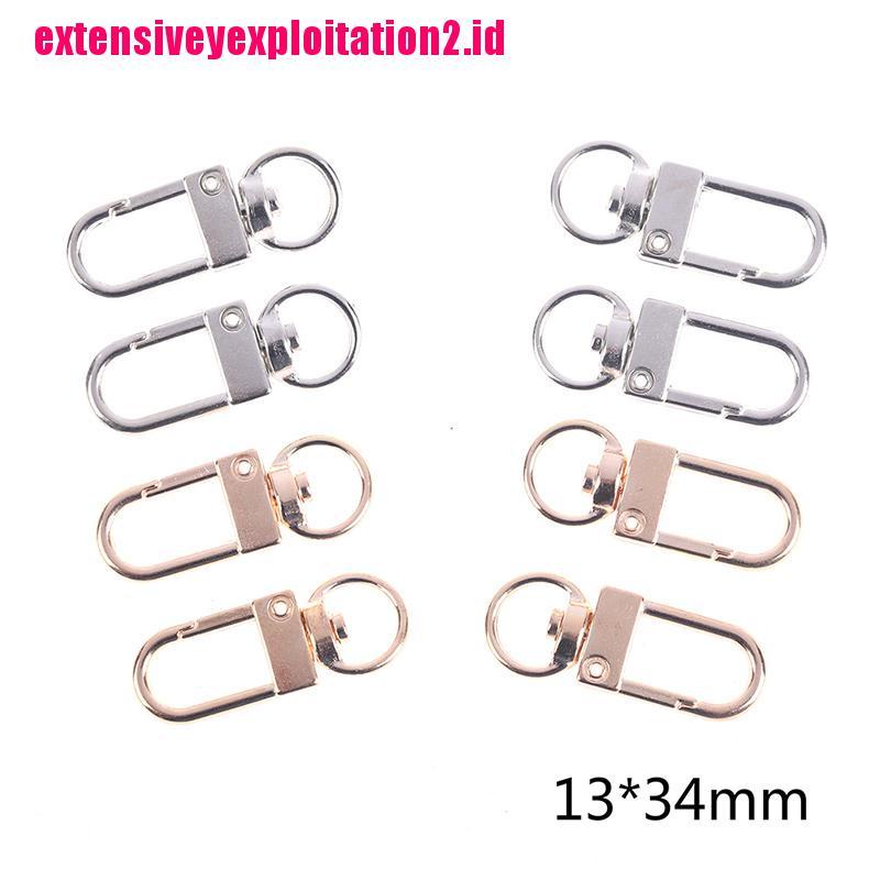 10pcs Jepit Lobster Ukuran 13x34mm Untuk Kalung / Gelang