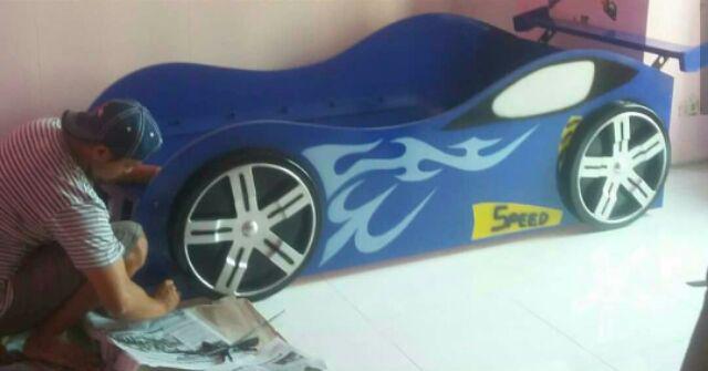 Tempat Tidur Anak Karakter Mobil, Ranjang Tidur Anak Perempuan