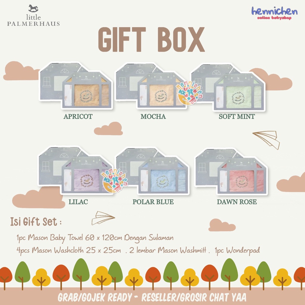 Little Palmerhaus Baby Newborn Gift Set Kado Bayi Lahiran