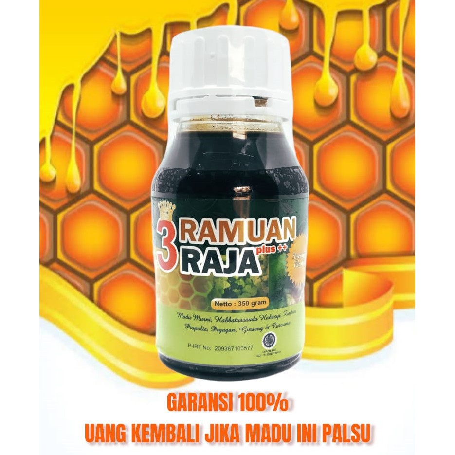 

MADU ASLI | RAMUAN 3 RAJA | MADU HABBATUSSAUDA | MADU PROPOLIS | MADU HUTAN