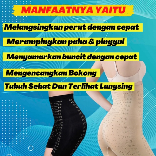 Korset Pelangsing Pants InfraRed 3 in 1 Korset Celana Pengancang Pantat