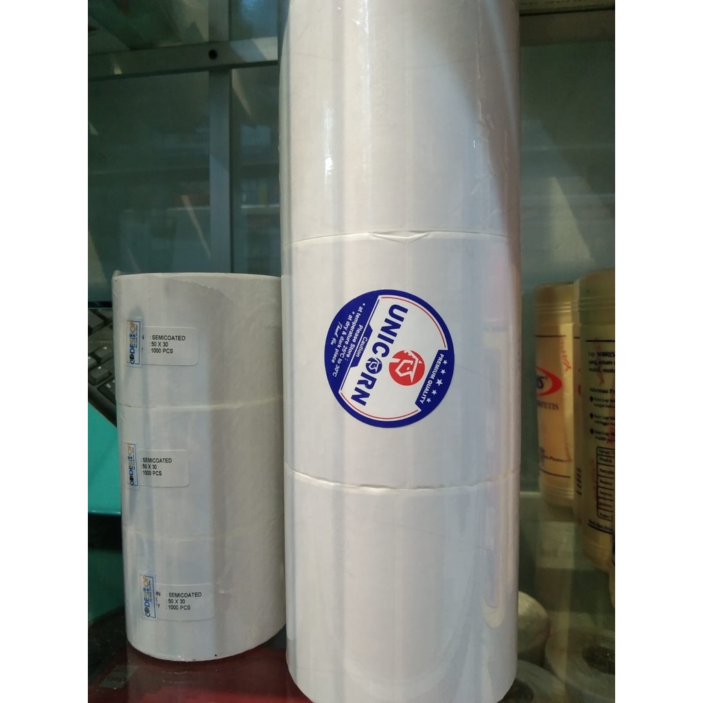 

Label Barcode 80 x 50 (1 Line) With Gap Core Kecil