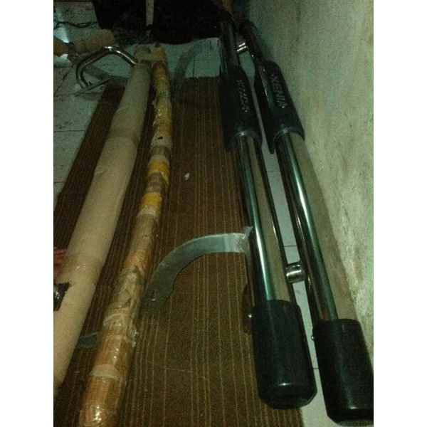 kijang kapsul lgx lx ssx krista foot step rearbar tanduk besi injakan kaki pelindung bemper belakang