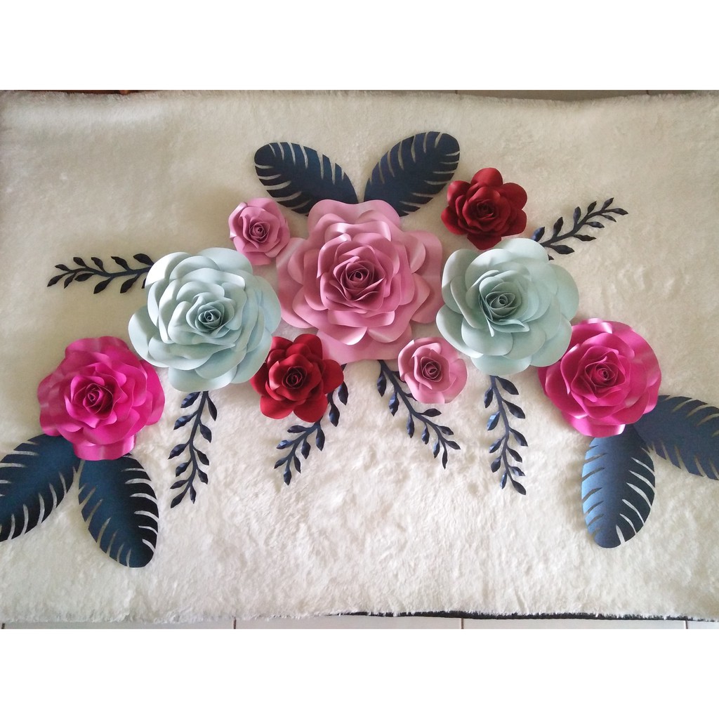 Paper Flower Mawar Bunga Kertas Jasmine Shopee Indonesia