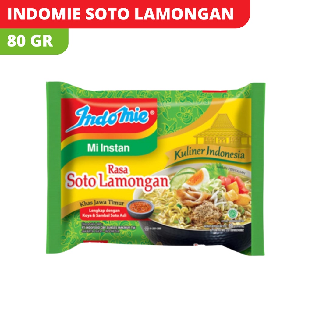 

INDOMIE KUAH SOTO LAMONGAN 80GR