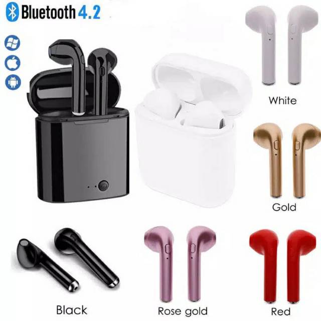 i7s TWS Mini Wireless Bluetooth Earphone Stereo Earbud Headset With Charging Box