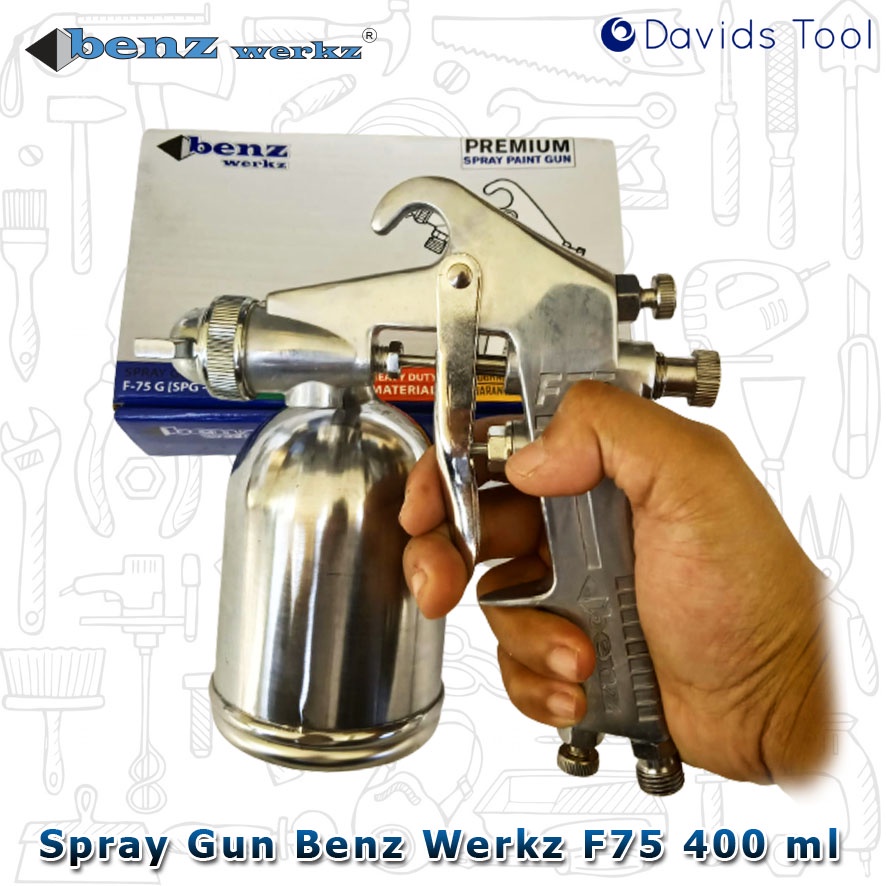 Spray Gun Semprotan Cat F75G Benz 400 ml