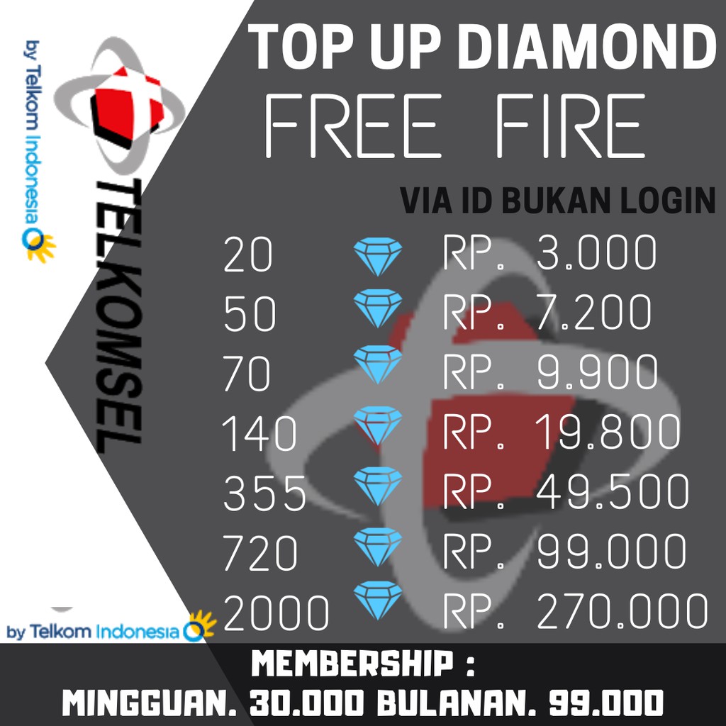 Topup Free Fire Murah