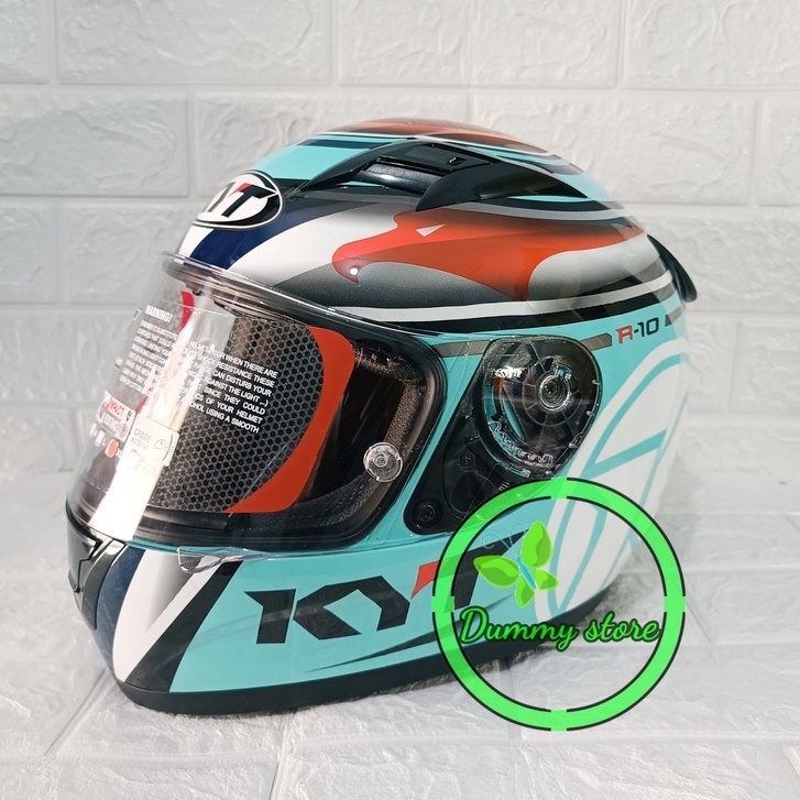 Helm Full Face KYT R10 AQUAMARINE