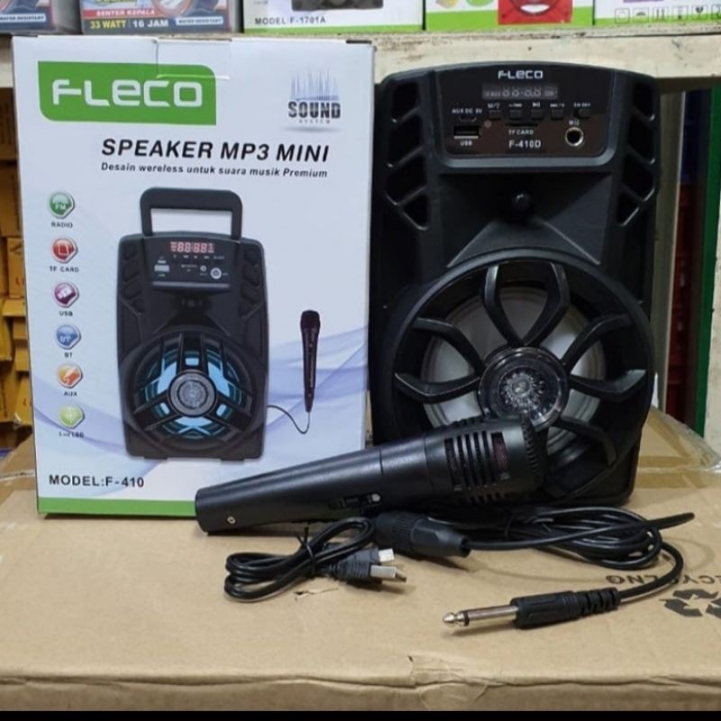 Speaker Bluetooth Fleco F-410 + bonus mic