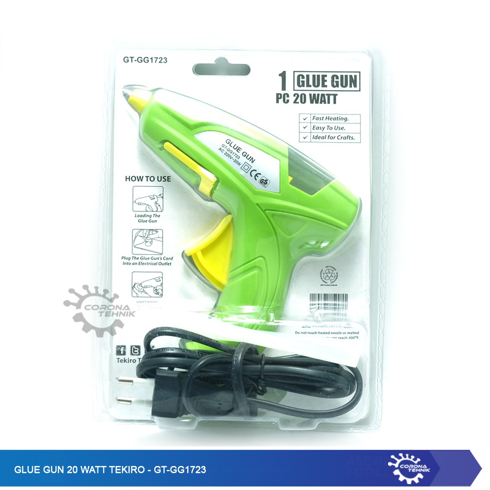 Glue Gun 20 Watt Tekiro - GT-GG1723