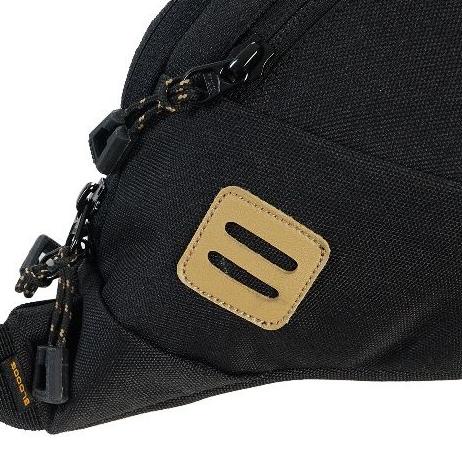 (PALING DIMINATI) Bloods  WaistBag Tas Pinggang Maquinta 06 Black Brown